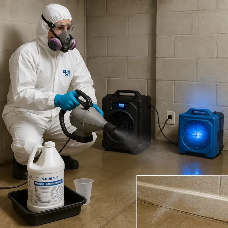 Sanitization and Odor Removal process in Downers Grove, IL